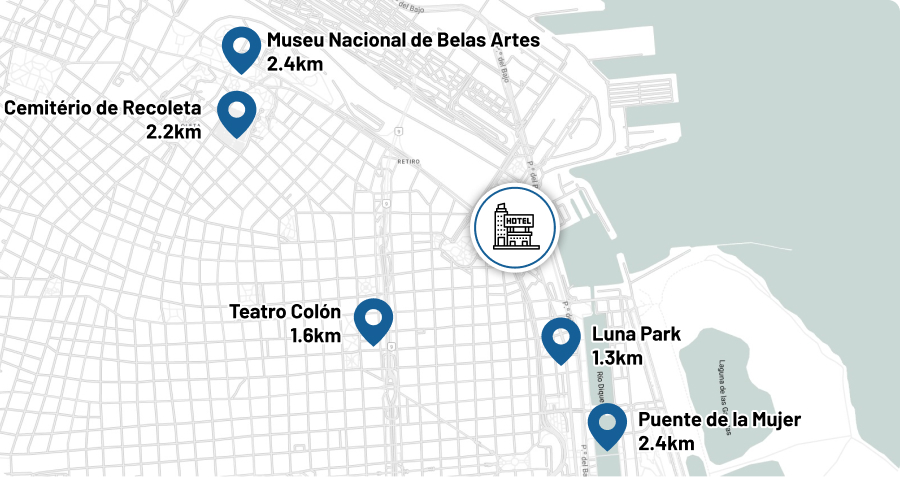 Mapa do hotel: Sheraton Buenos Aires